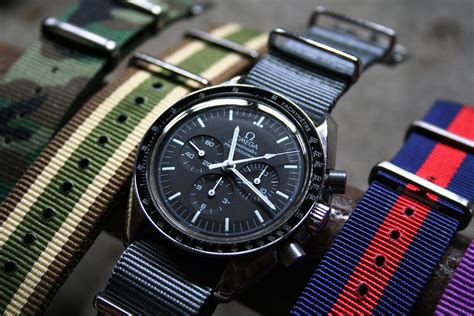 armband omega speedmaster|omega speedmaster reduced nato strap.